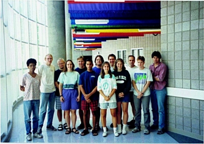 From left: Vanessa Harvey, Aaron Bostwick, Bryan Fry, Abby Fuller, Andrew Gehrke, Robert Coffie, Brad Martin, Stephanie Loutzenhiser, Gintaras Duda, Dawn Halsey, Steve Oliver, Billie Anderson, Jim King.