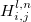 $H_{i,j}^{l,n}$